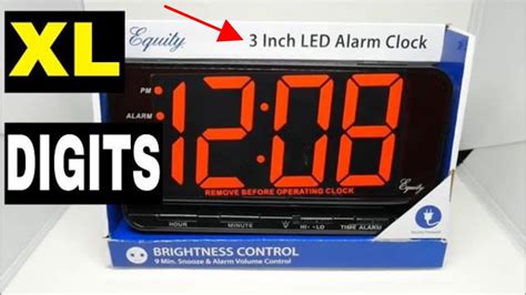 equity alarm clock instructions